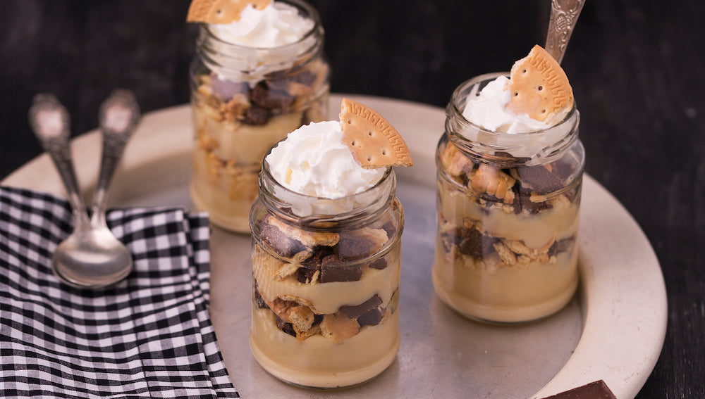 Receita: Pavê de barra de chocolate com bolacha Maria