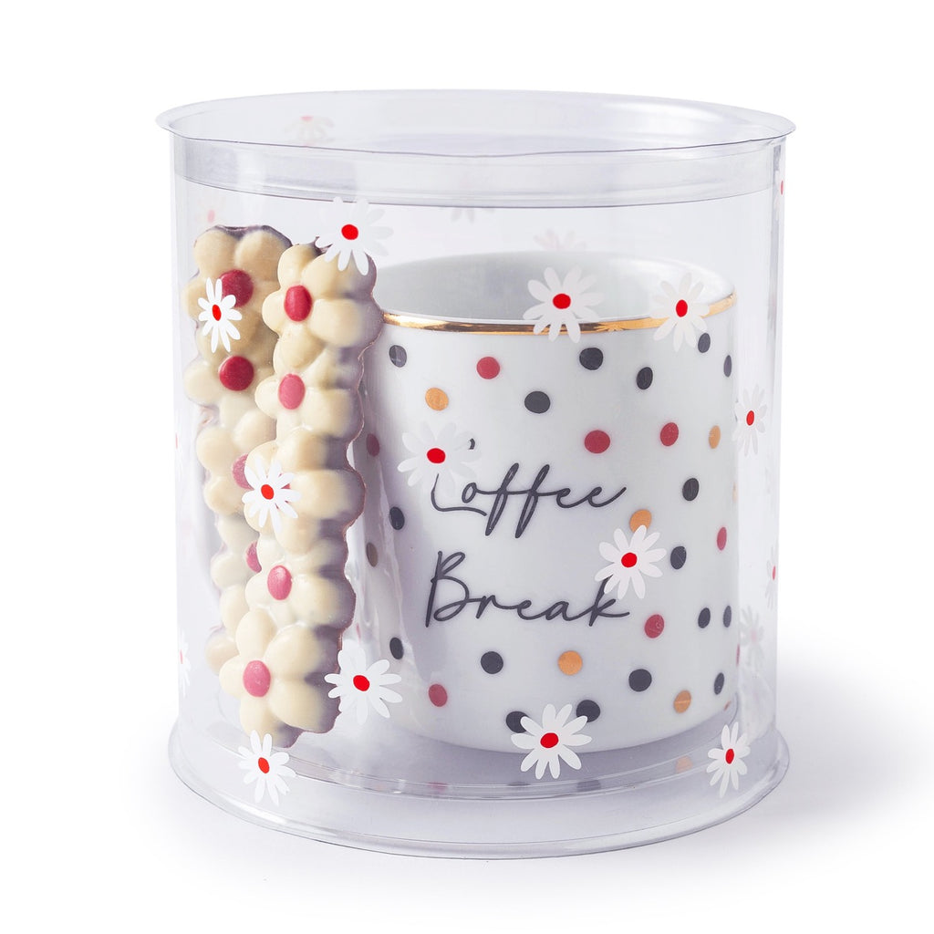presente caneca com chocolate