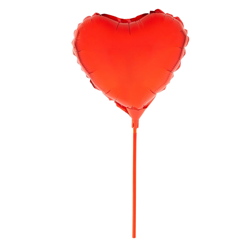 balão metalizado coração unitario