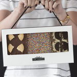 Embalagem caixa top 3 chocolates 125g
