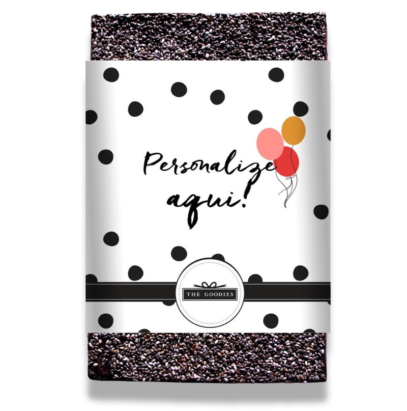 Personalize a frase do rótulo p/ chocolate 125g - The Goodies Brasil