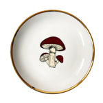 Prato de porcelana médio cogumelo