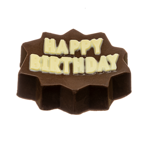 Bombom de chocolate happy birthday c/ nutellina 50g - The Goodies Brasil
